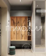 Прихожая к8 с вешалкой мдф